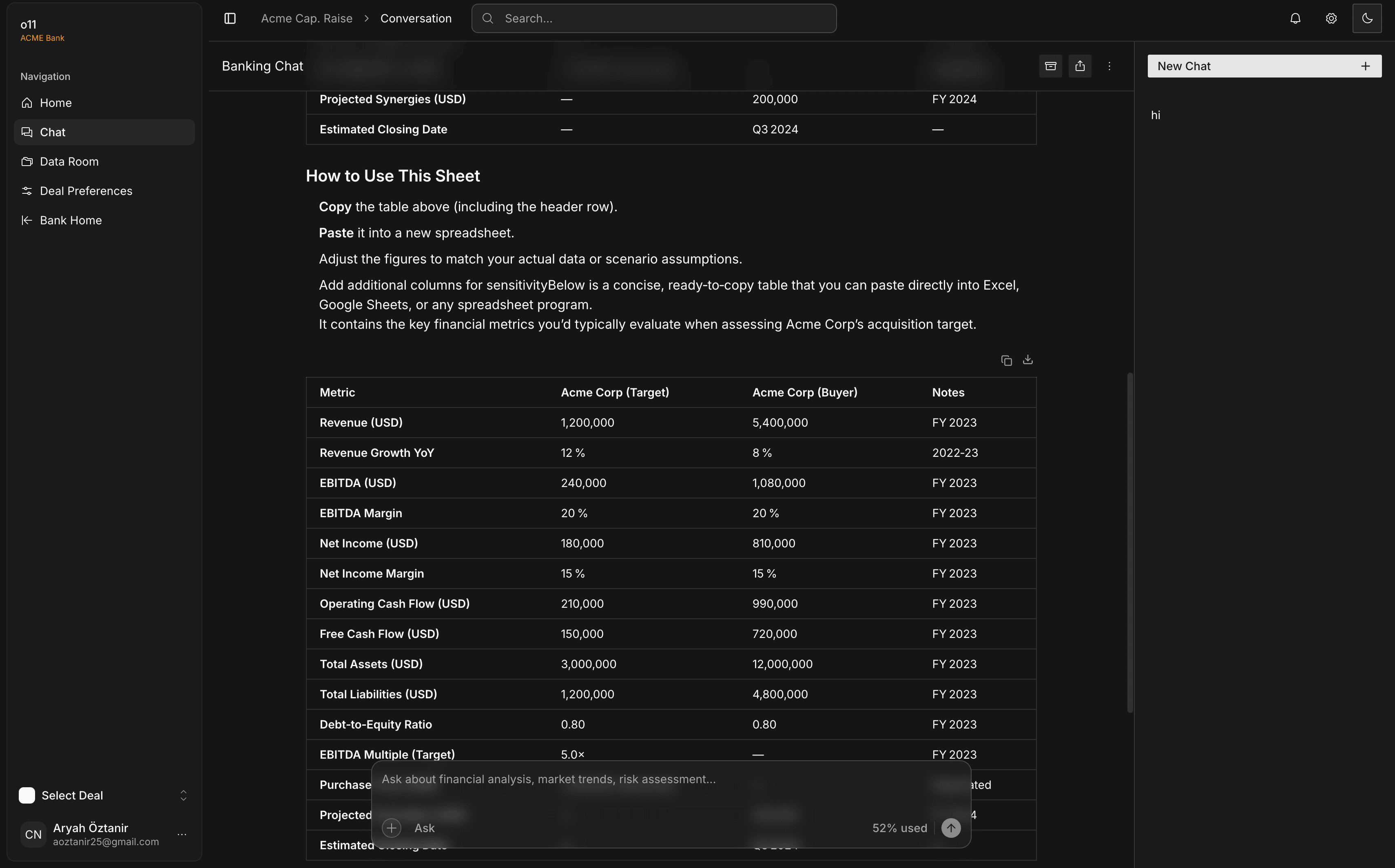 Chat Interface Showcase